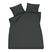 Vandyck Washed Cotton Dekbedovertrek 140 x 200/220 cm - Off Black
