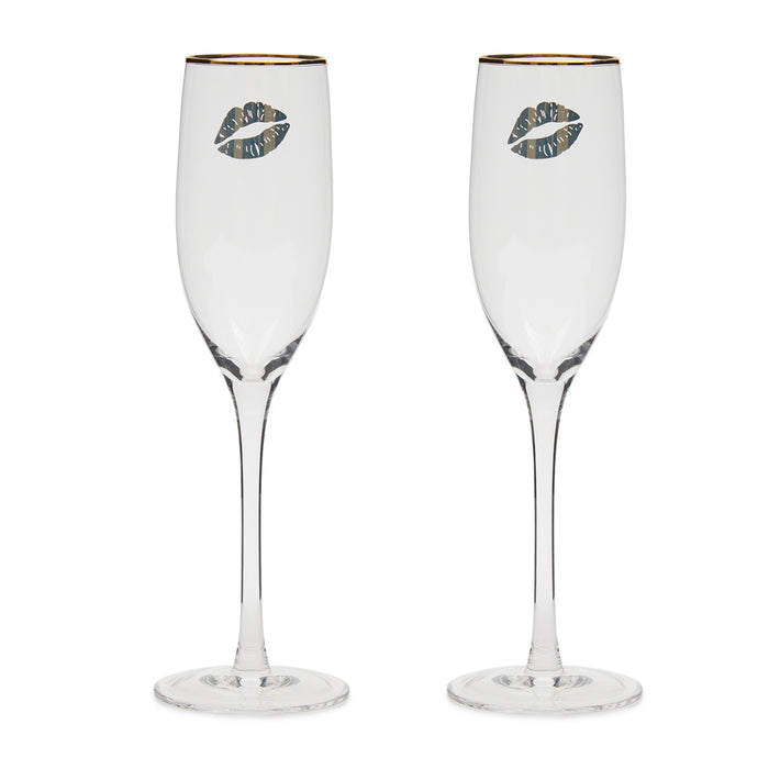 Riviera Maison Kisses From RM Bubble Glasses 2 pcs (Ø) 8x (H) 25