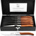 Laguiole Style de Vie Luxury Line steakmessen 6-delig, pakka rosewood