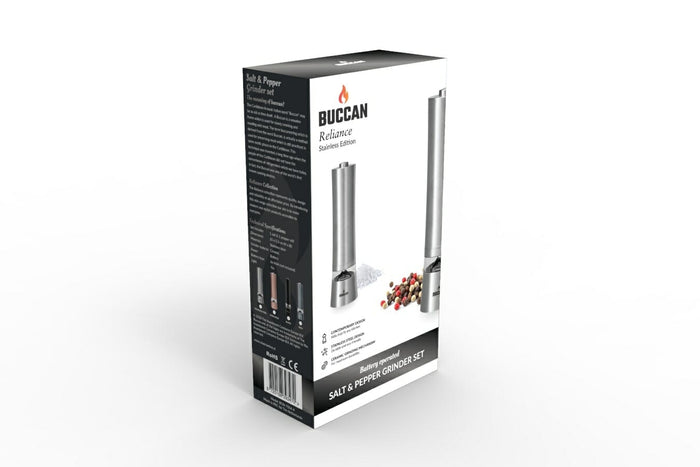 Buccan - Elektrische Peper en zoutmolen - Rosegoud - 2 stuks