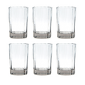 Brût Homeware, Set van 6 Water | Sap Glas 20 CL, helder