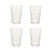 Orange85 4 Drinkglazen 360 ml Transparant Glas Set van 4 Stapelbaar...