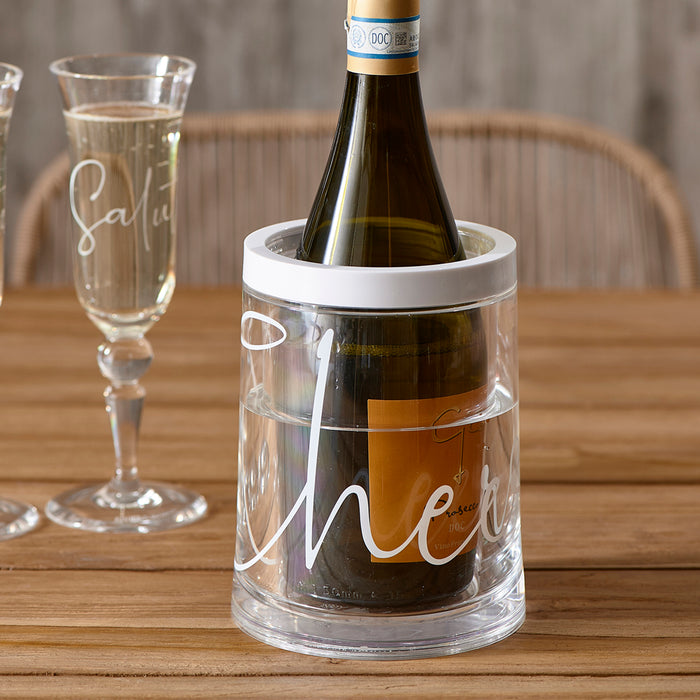 Riviera Maison Cheers To Summer Wine Cooler 12x12x17