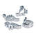 KitchenCraft - Set van 4 dinosaurus uitstekers - Let's Make | Kitchen