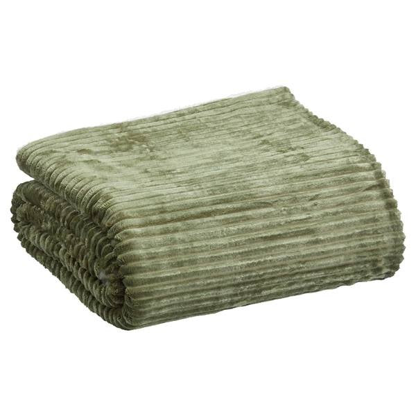 CASA DI ELTURO Flanellen fleece plaid Geribbeld - Tijm Groen - XL 180