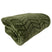 CASA DI ELTURO Flanellen fleece plaid Visgraat - Tijm Groen - 180 x