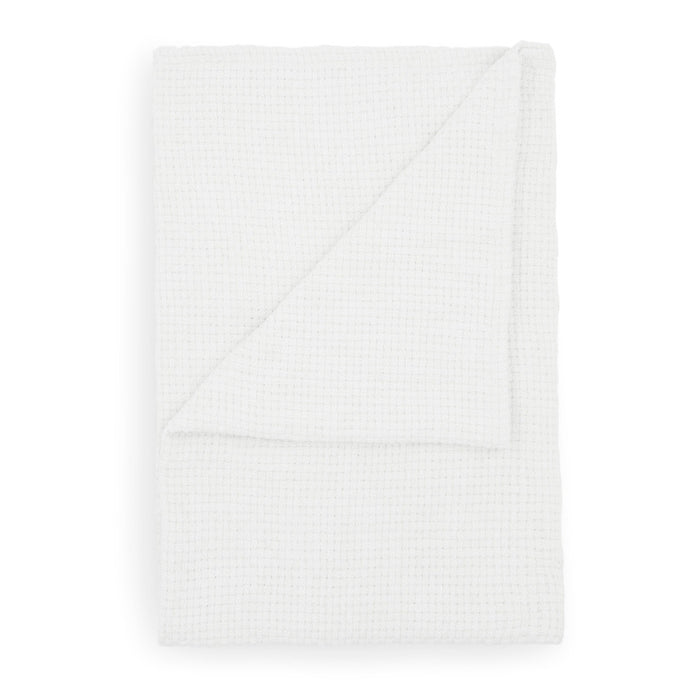 Yellow Wafel Stephanie Bedsprei Plaid - white