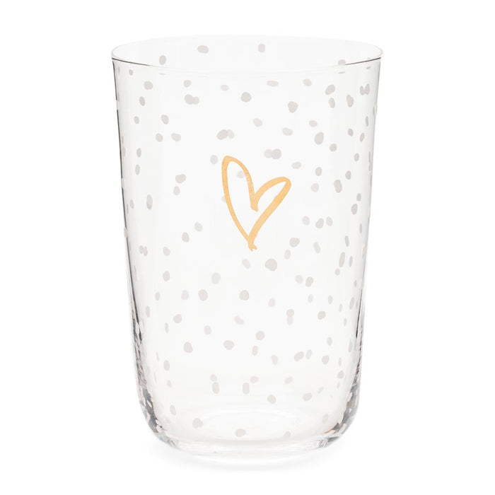 Riviera Maison Dots & Stripes Glass M (Ø) 85x (H) 13