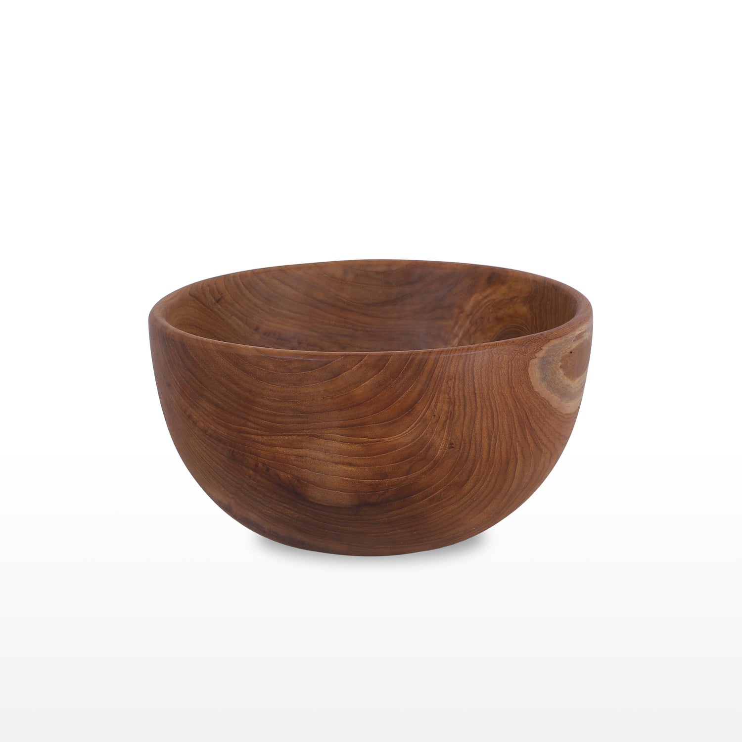 TMS - Fruit | Sla schaal - Teak - Ø 33 cm - Bijenwas