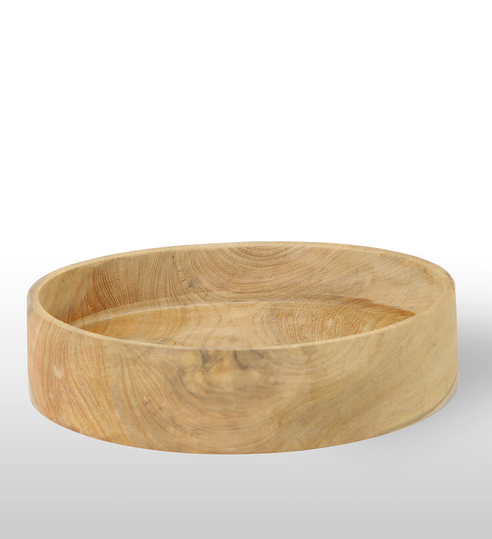 Tall Men Standing Fruit | Sla schaal  - Teak - Ø 35 cm