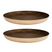 Dulaire Kleine Schaal Goud|Bruin 2 st. Ø 28 cm