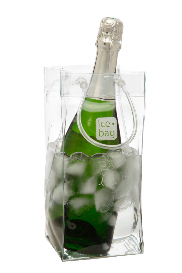 IceBag Wijnkoeler Transparant Design Collection - 11x11x25,5cm -