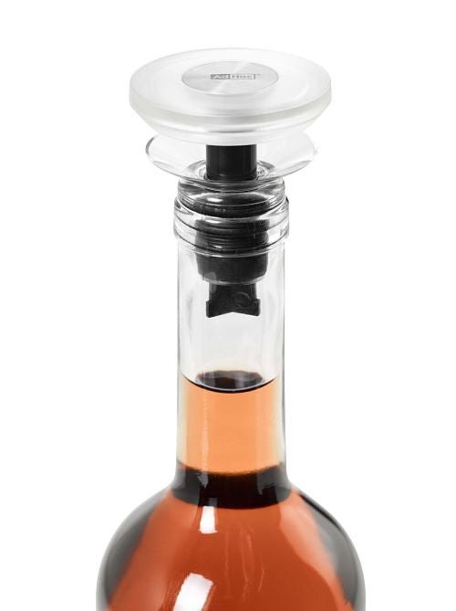 AdHoc - Wijn Gusto Flessenstop en Schenker - RVS,Kunststof - AdHoc