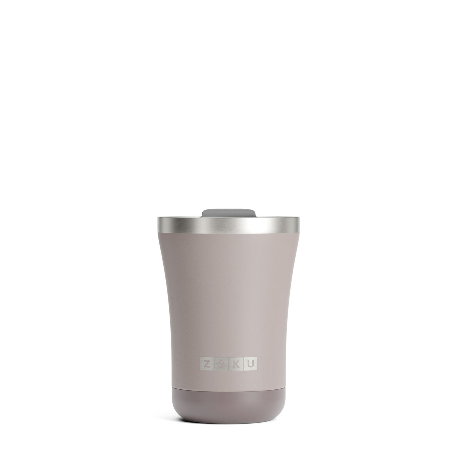 Zoku - Thermosbeker RVS, 350 ml, Grijs, 3-in-1 - Zoku