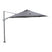 Garden Impressions Hawaii Zweefparasol Ø350 cm grijs - licht grijs