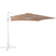 Beliani - MONZA - Zweefparasol - Beige - Polyester