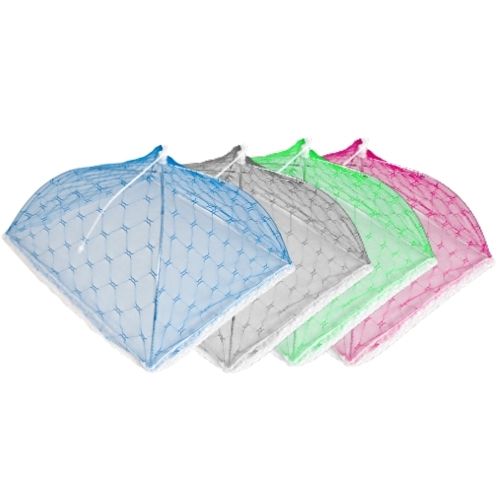 Orange85 Vliegenkappen voedselkap opvouwbaar 4 stuks