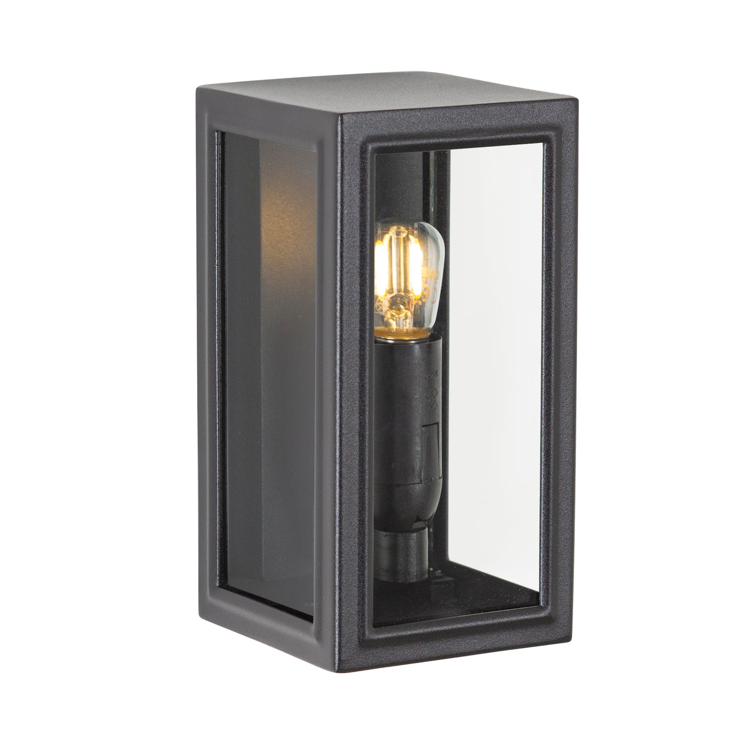 KS Verlichting Spark Mini Muurlamp Zwart met LED