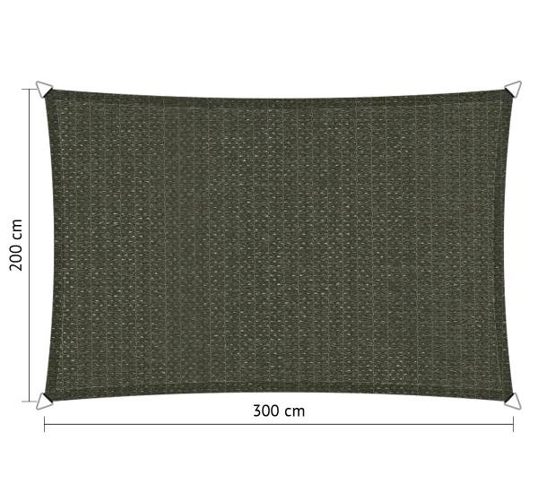 Shadow Comfort   rechthoek 2x3m santoriniGrey