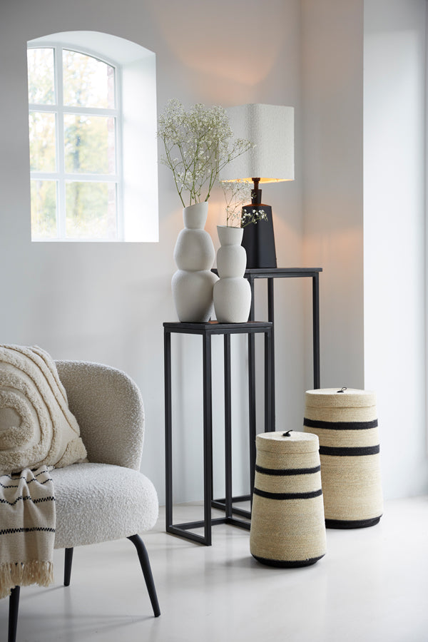 Light & Living Light&living Lampvoet 15x15x42 cm DONAH mat zwart