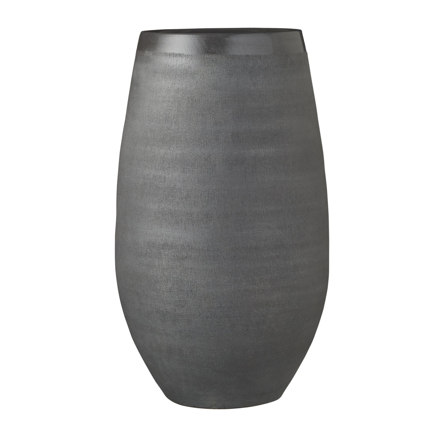 Mica Decorations Vaas - grijs - keramiek - 29 x 50 cm