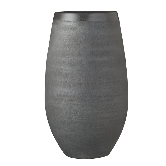 Mica Decorations Vaas - grijs - keramiek - 29 x 50 cm