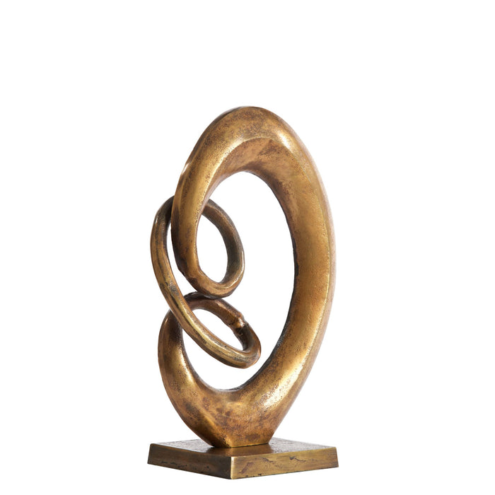 Light & Living Ornament Eddy - Antiek Brons - 20x20x34cm