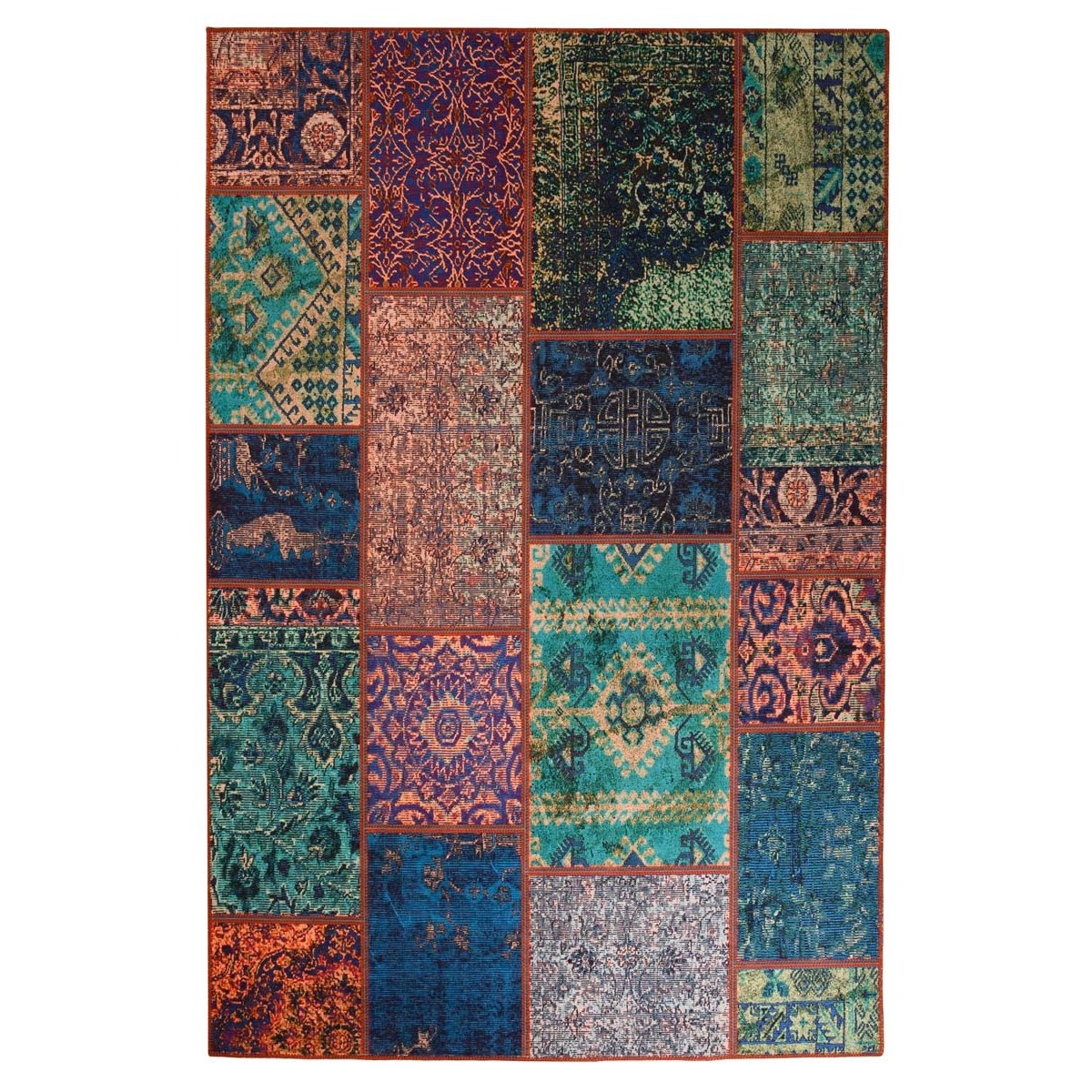 Heritaged Patchwork vloerkleed - Fade No.1 multi - 152x230 cm