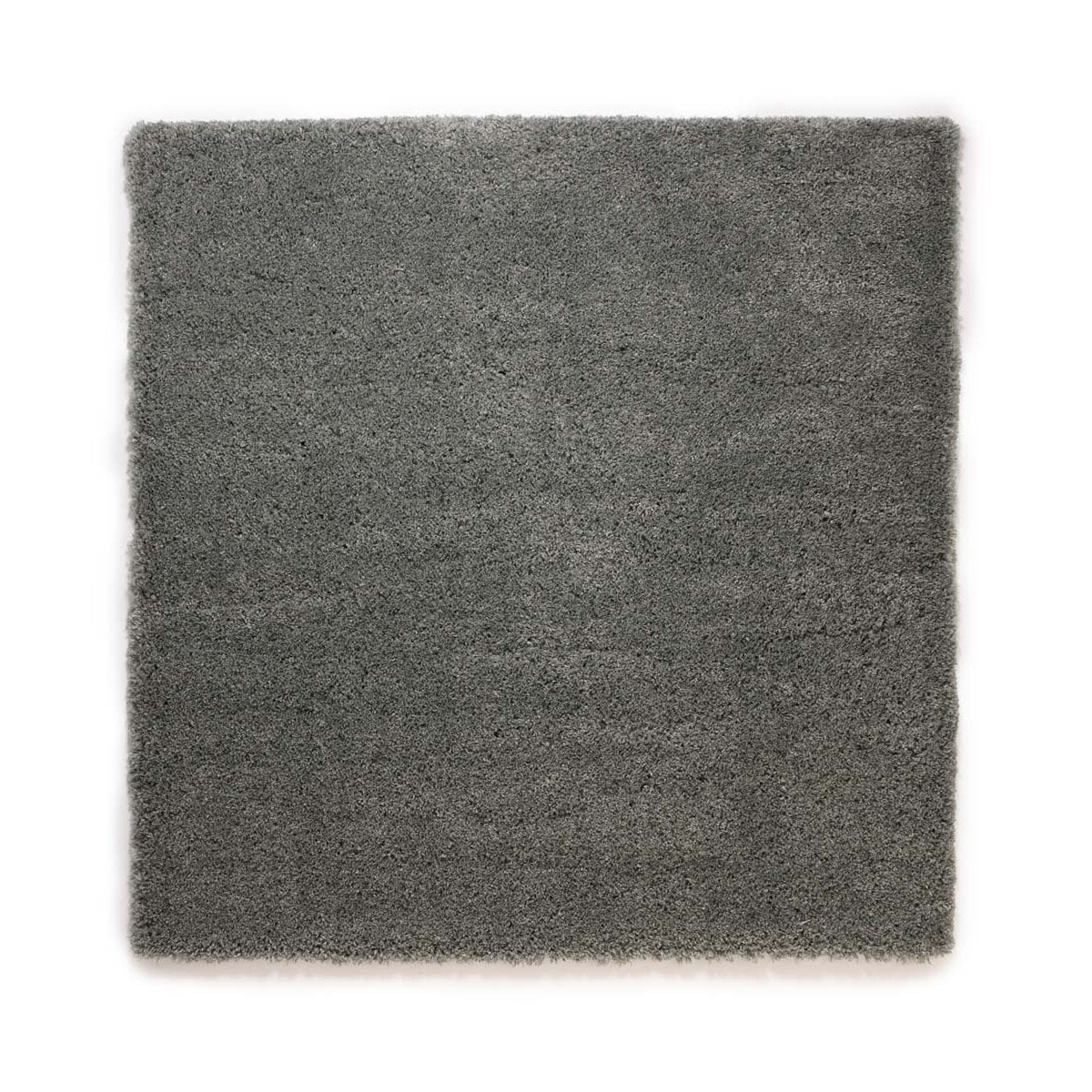 Tapeso Vierkant hoogpolig vloerkleed - Cozy Shaggy - grijs - 200x200