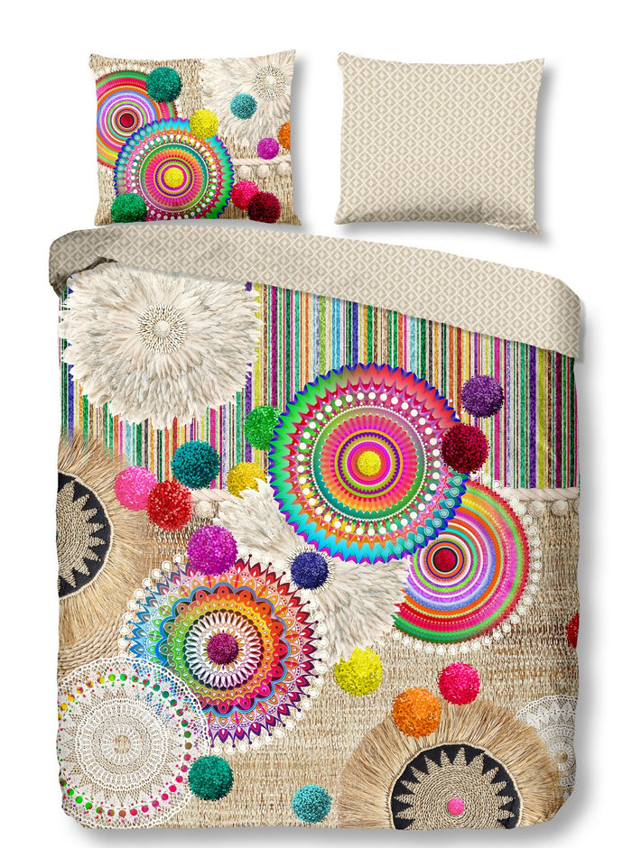 Hip Dekbedovertrek Katoen Satijn Inessa - multi