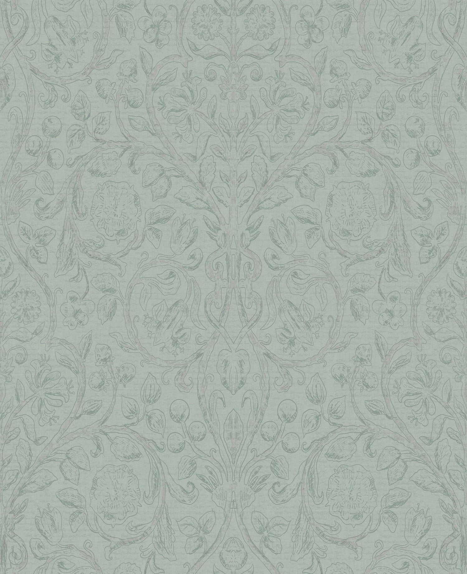 vtwonen vliesbehang Classic Curl Sea Green groen