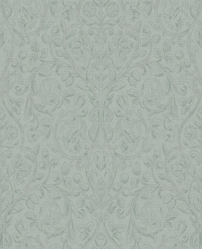 vtwonen vliesbehang Classic Curl Sea Green groen