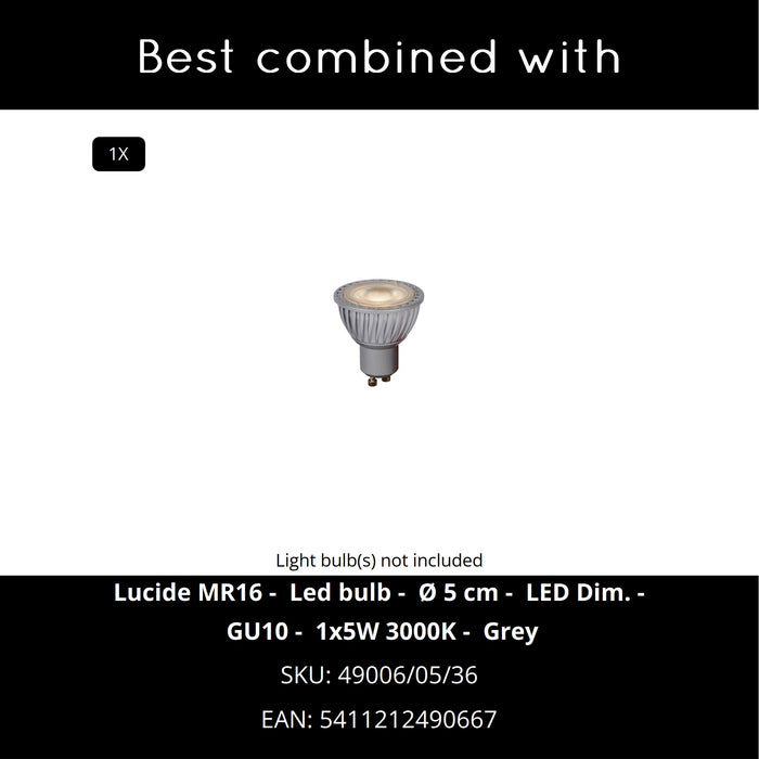 Lucide TUBE Plafondspot - Mat Goud | Messing