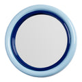 &k amsterdam Sleek Spiegel Rond - Blauw