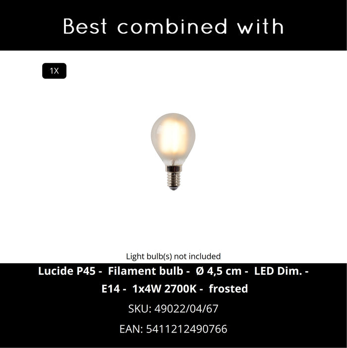 Lucide IDAHO Wandlamp - Bruin