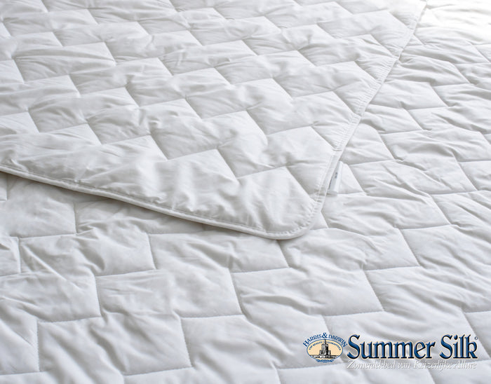 H&D Summer Silk Koel natuur zijde Zomer dekbed 200x200cm