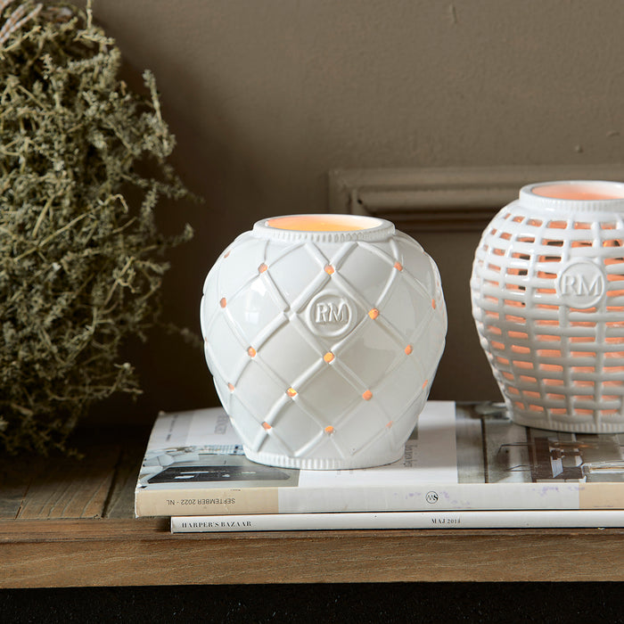 Riviera Maison Waxinelichthouder wit, Kaarsenhouder - RM Louane