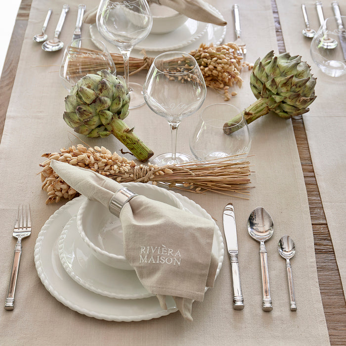 Riviera Maison Stoffen servetten set - Whisper Flax