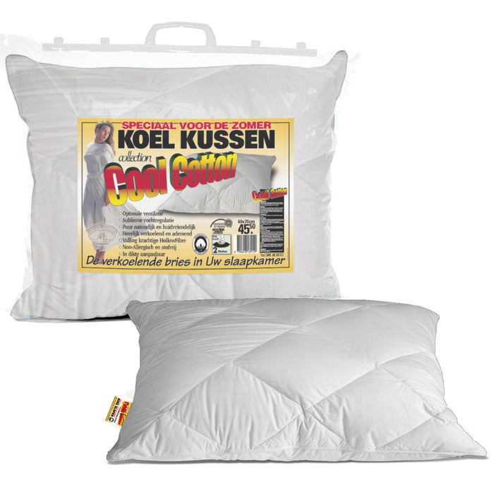 Cool Cotton Soepel ,extra ventilerend Kussen 60x70cm
