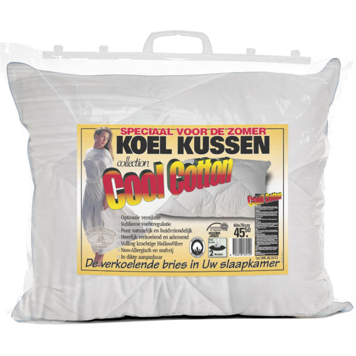 Cool Cotton Soepel ,extra ventilerend Kussen 60x70cm