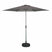 sweeek - 3m ronde parasol, paal met houteffect