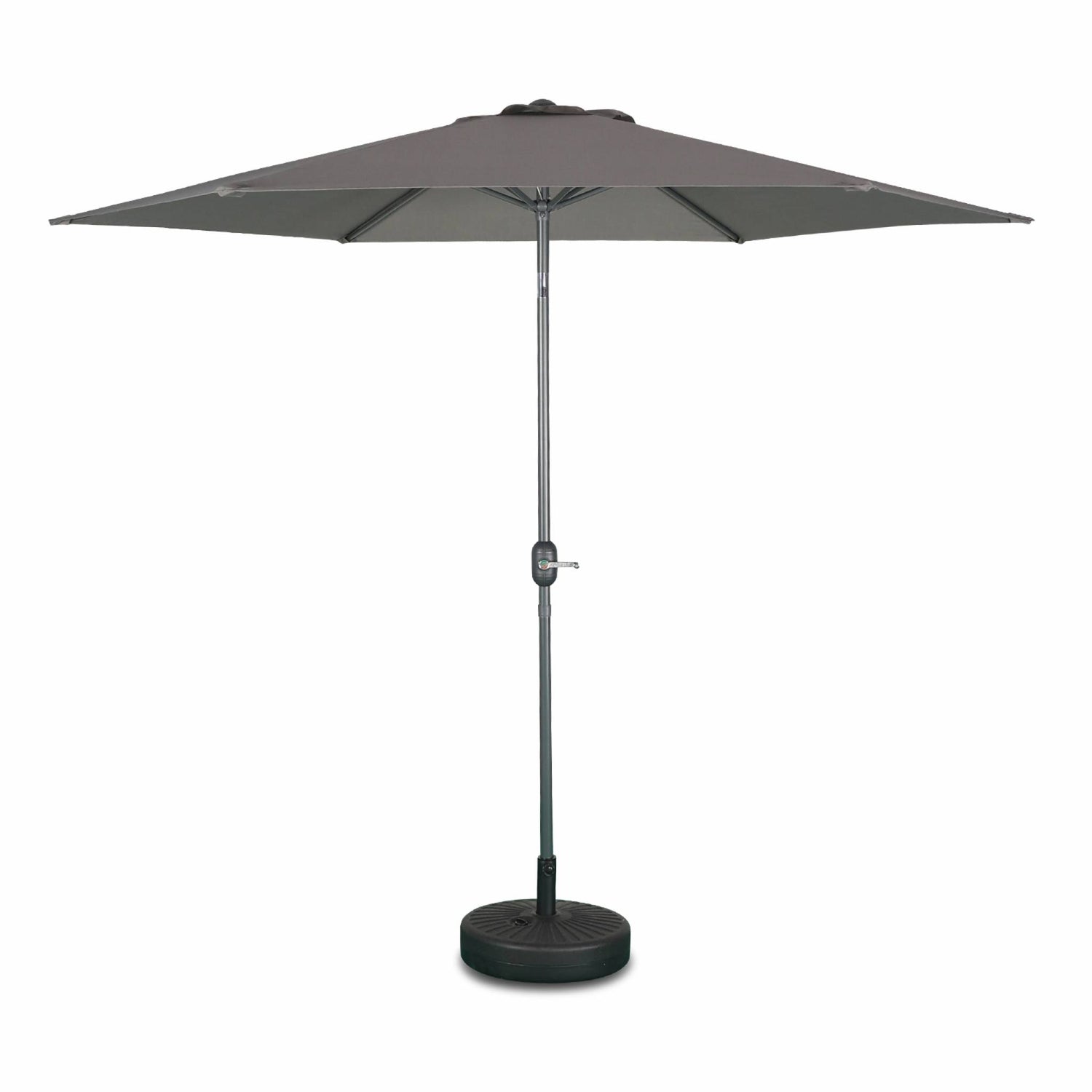 sweeek - 3m ronde parasol, paal met houteffect