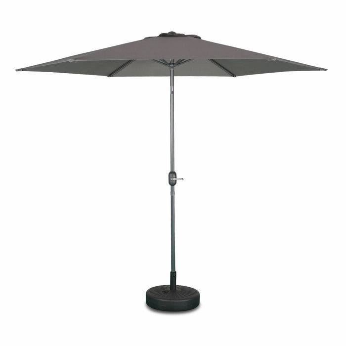 sweeek - 3m ronde parasol, paal met houteffect