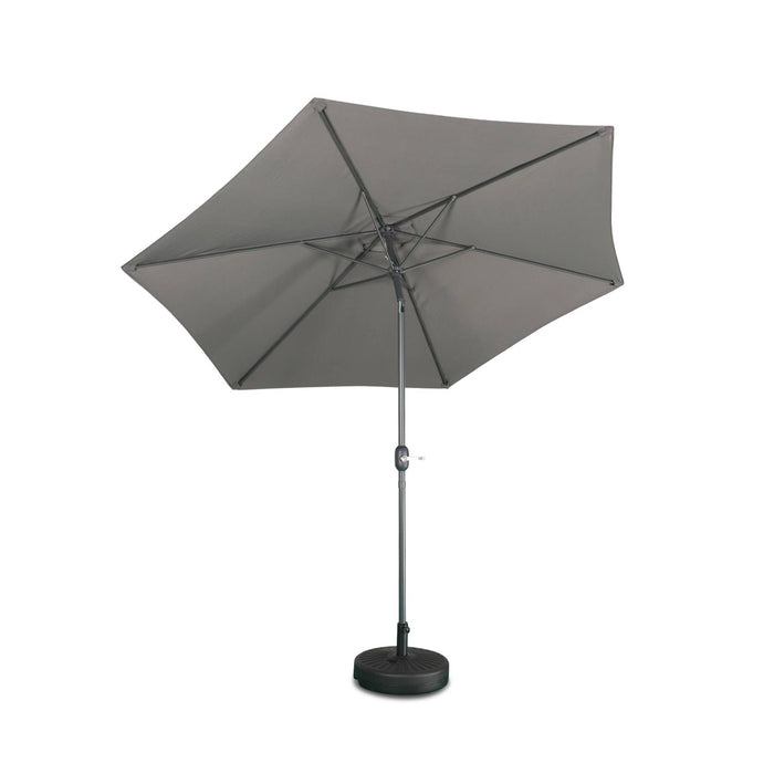 sweeek - 3m ronde parasol, paal met houteffect