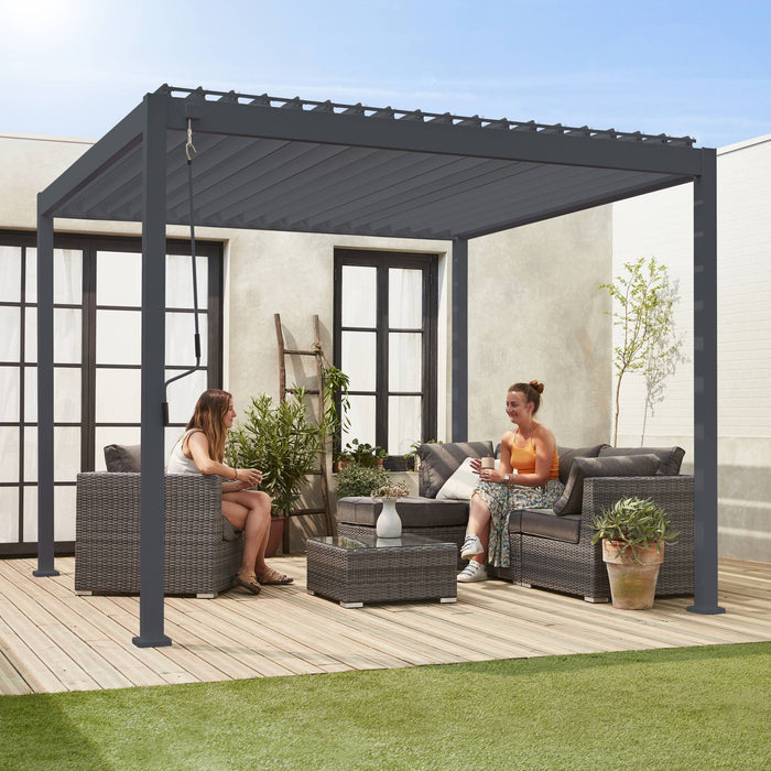 sweeek - Bioklimatische pergola, triomphe, 300x300cm