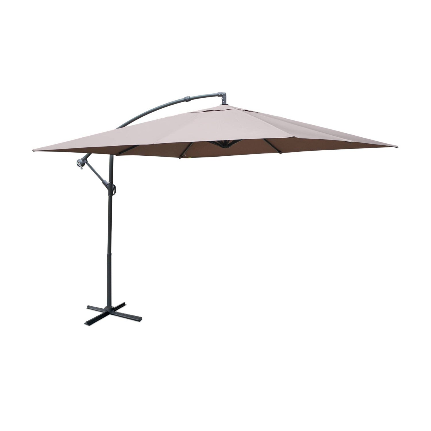 sweeek - Zweefparasol vierkant 3x3m