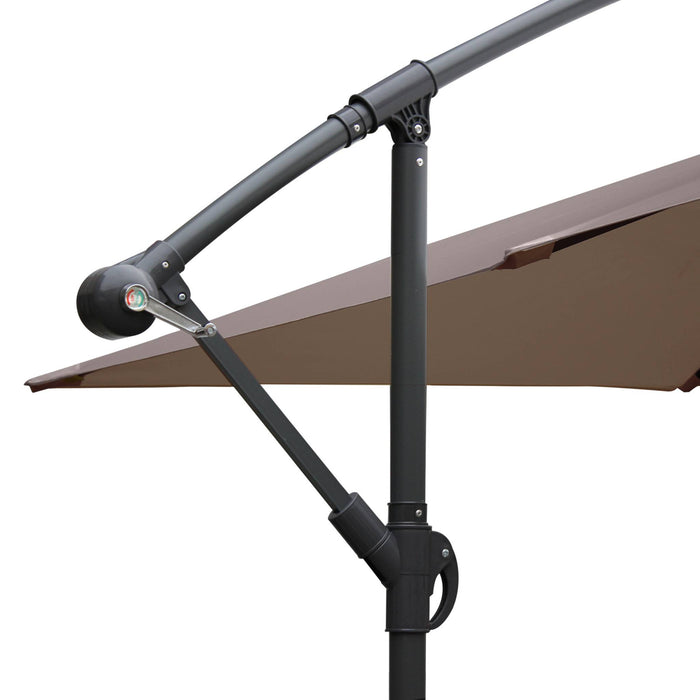 sweeek - Zweefparasol vierkant 3x3m