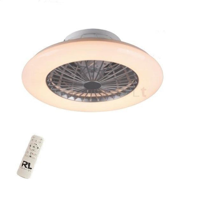 Reality Plafondventilator Stralsund Led 30W Ø50CM Wit