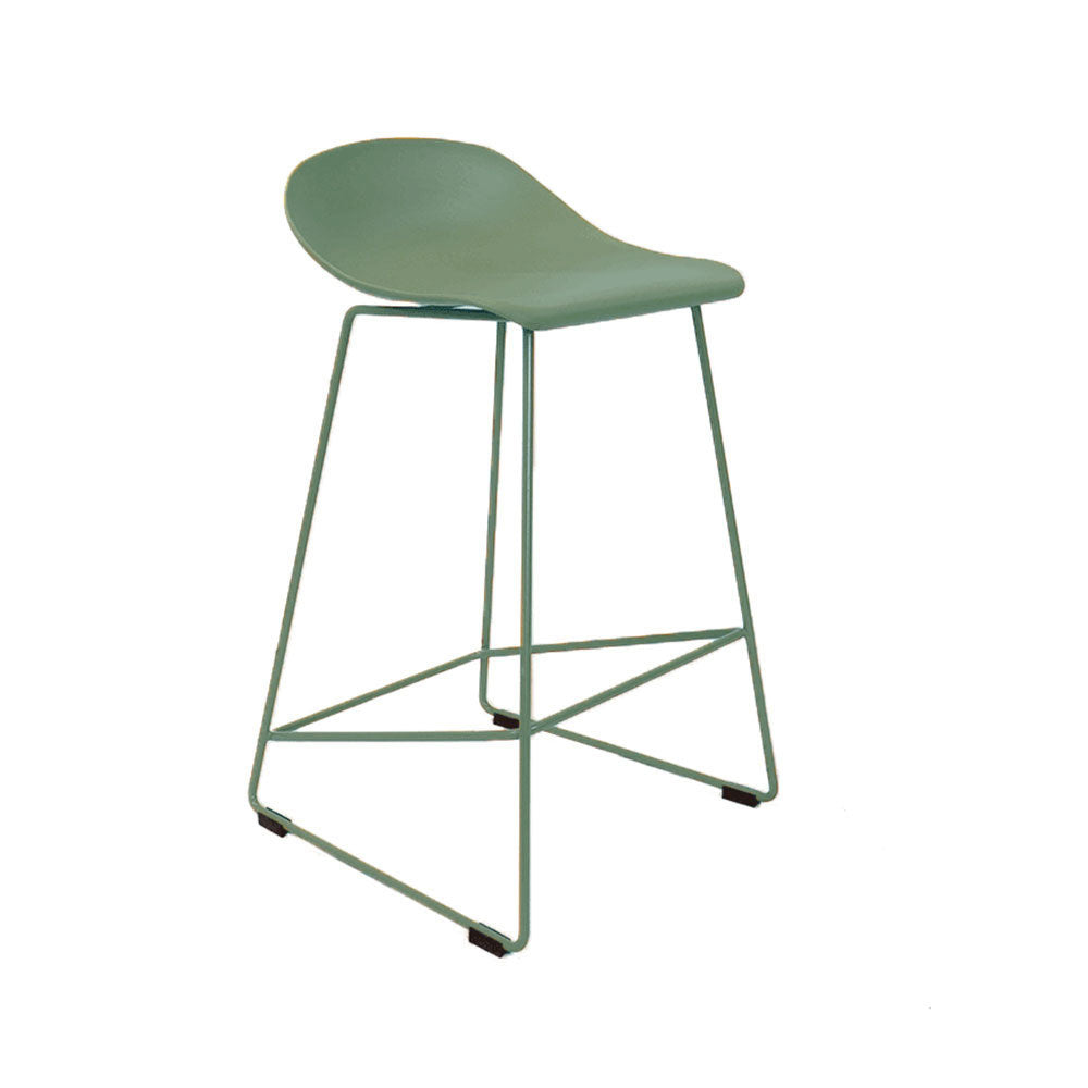 Livin24 Scandinavische Barkruk Ellen groen 66cm