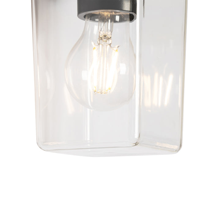 QAZQA Moderne buiten wandlamp zwart IP54 - Chimay